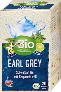 Bio črni čaj Earl Grey (20x1,75g), 35 g