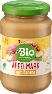 Bio sadna kaša iz jabolk in banan, 360 g