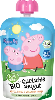 Bio sadna kašica Pujsa Pepa - jabolko, hruška, ovseni kosmiči, 100 g