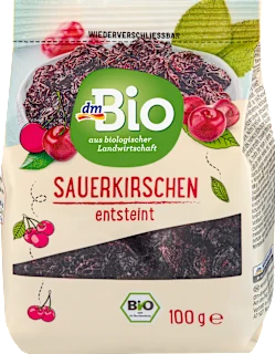 Bio sušene in izkoščičene višnje, 100 g