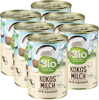 Bio tekoči kokos iz stisnjene kokosove sredice, 6 × 400 ml, 2.400 ml