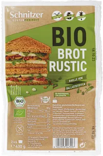 Bio temni brezglutenski kruh Bread 'n Toast dark, 430 g