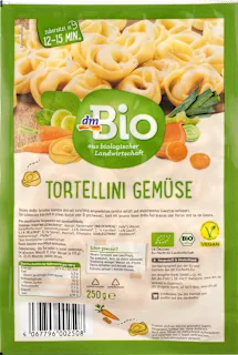 Bio tortelini z zelenjavnim polnilom, 250 g