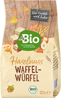 Bio vaflji s kremnim polnilom iz lešnikov, 125 g