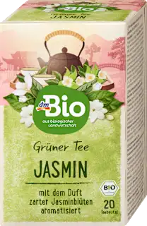 Bio zeleni čaj aromatiziran s cvetovi jasmina (20 × 1,5 g), 30 g