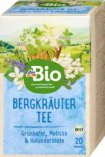 Bio zeliščni čaj (20 × 1,75 g), 35 g