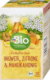Bio zeliščni čaj z granulatom manuka medu (20 x 2 g), 40 g