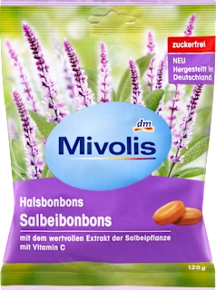 Bonboni brez sladkorja z izvlečkom žajblja, 125 g