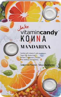 Bonboni z vitaminom C Mandarina, 15 kos