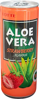 Brezalkoholna pijača Aloe Vera z okusom jagode, 240 ml