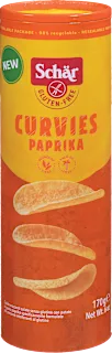 Brezglutenski čips Curvies Paprika, 170 g