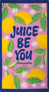 Brisača za na plažo z napisom Juice Be You, 1 kos