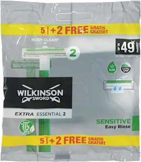 Britvice za enkratno uporabo Extra2 Sensitive, 7 kos