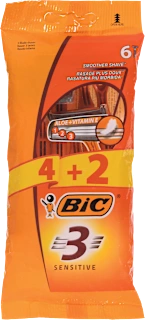 Britvice za enkratno uporabo Sensitive, 4 + 2 gratis, 6 kos