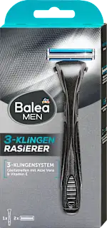 Brivnik s 3 rezili, 1 brivnik + 2 nadomestni britvici, 1 kos
