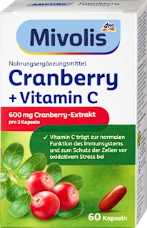 Cranberry + Vitamin C, 60 kos
