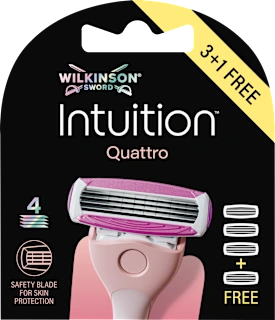 Damske britvice Intuition Quattro, 4 kos