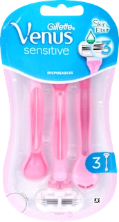 Damski brivnik za enkratno uporabo Venus Sensitive, 3 kos