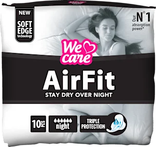 Damski nočni vložki AirFit, 10 kos