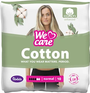 Damski vložki Cotton Normal, 10 kos