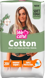 Damski vložki Cotton Super+, 20 kos