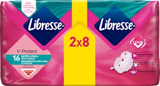 Damski vložki Freshness & Protection Ultra long+, 16 kos