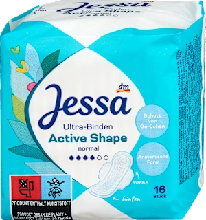 Damski vložki Ultra Active Shape, 16 kos
