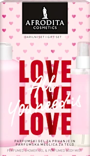 Darilni set All You Need Is Love, 2-delni, 1 kos