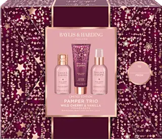 Darilni set za nego telesa Wild Cherry & Vanilla, 3-delni, 1 kos