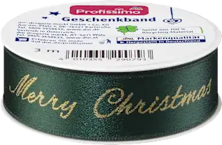 Darilni trak z napisom Merry Christmas, več različic, 1 kos