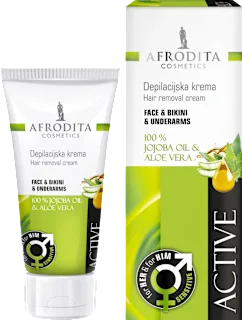 Depilacijska krema za obraz, bikini in pazduhe ACTIVE, 50 ml
