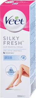 Depilacijska krema za občutljivo kožo Silky Fresh, 100 ml