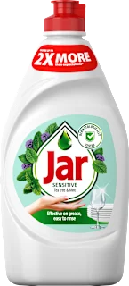 Detergent za ročno pomivanje posode Sensitive Tea tree & Mint, 450 ml