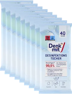 Dezinfekcijske krpice, 9 × 40 kos, 360 kos
