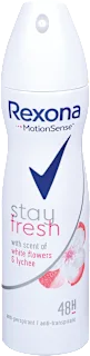 Dezodorant antiperspirant Stay Fresh White Flowers & Lychee, 150 ml