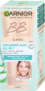 Dnevna BB krema Classic Hyaluronic Aloe All-in-1 Light, 50 ml