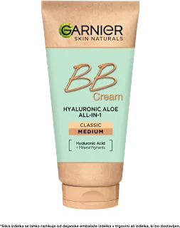 Dnevna BB krema Hyaluronic Aloe All-in-One, medium, ZF 25, 40 ml