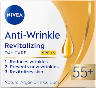 Dnevna krema proti gubam Anti-Wrinkle Revitalizing 55+, ZF 15, 50 ml