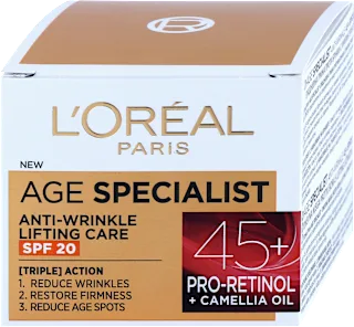 Dnevna krema za obraz Age Specialist 45+, ZF 20, 50 ml