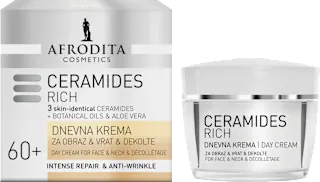 Dnevna krema za obraz, vrat in dekolte CERAMIDES RICH, 50 ml