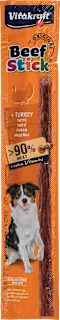 Dopolnilna hrana za pse Beef stick puran, 12 g