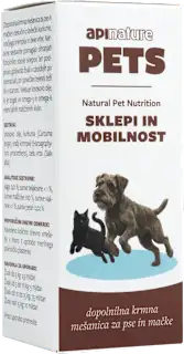 Dopolnilna krmna mešanica za pse in mačke SKLEPI IN MOBILNOST, 120 ml