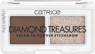 Duo senčil za veke Diamond Treasures, 010 Hazel Spark, 2,8 g