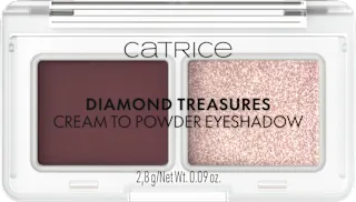 Duo senčil za veke Diamond Treasures, 060 Burgundy Glitz, 2,8 g