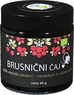 Ekološki brusnični čaj, 40 g