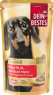 Exquisit mokra hrana z govedino, 150 g