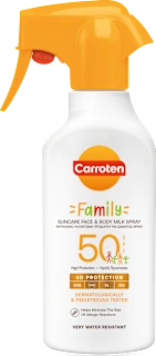 Family zaščitno mleko v spreju, ZF 50, 270 ml