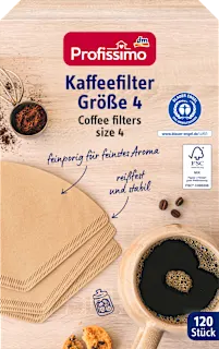 Filter za kavo, velikost 4, 120 kos