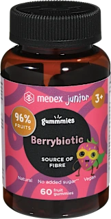 Funkcionalni sadni bonboni za otroke Berrybiotic, 60 kos