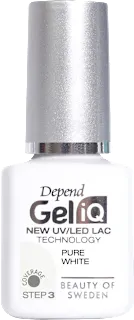Gel lak za nohte Gel iQ, 000 Pure White, 5 ml